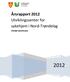 Årsrapport 2012 Utviklingssenter for sykehjem i Nord-Trøndelag. Verdal kommune