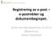 Registrering av e-post e-postrekker og dokumentbegrepet. Norsk arkivråds høstseminar 23.10.13 Øivind Kruse Arkivar, Riksarkivet