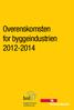 Overenskomsten for byggeindustrien 2012-2014