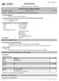 Sikkerhetsdatablad. i henhold til Forordning (EF) nr. 1907/2006. 32315 CO2 Sensor Calibration Reagent A