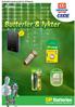 Høykvalitet batterier og lykter fra GP Batteries. Batterier & lykter NYHET!