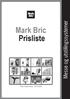 Mark Bric Prisliste. Messe og utstillingssystemer