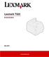 Lexmark T522. Brukerhåndbok. Mai 2001. www.lexmark.com