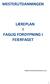 MESTERUTDANNINGEN LÆREPLAN I FAGLIG FORDYPNING I FEIERFAGET. Vedtatt av Mesterbrevnemda 12.10.15