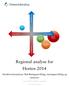 Regional analyse for Horten 2014