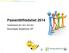 Pasienttilfredshet 2014 Trendutvikling fra 2011, 2012, 2013, 2014