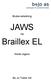 Brukerveiledning. JAWS og. Braillex EL. Norsk utgave. Bo Jo Tveter AS
