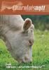 Charolaisnytt. Endringer i avlsverdiberegningene. Tema: Medlemsblad for Norsk Charolais 3 2009