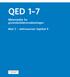 QED 1 7. Matematikk for grunnskolelærerutdanningen. Bind 2 nettressurser kapittel 5