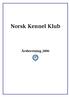 Norsk Kennel Klub Årsberetning 2006