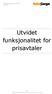 Utvidet funksjonalitet for prisavtaler