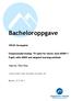 Bacheloroppgave. VPL05 Vernepleie. Stasjonsundervisning: Til nytte for elever med ADHD? / Pupils with ADHD and adapted learning methods