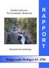 R A P P O R. Rådgivende Biologer AS 1706. Todøla kraftverk i Nes kommune, Buskerud. Konsekvensvurdering