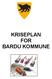 KRISEPLAN FOR BARDU KOMMUNE