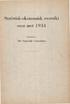 Statistisk-okonomisk oversikt. over året 1934. Utarbeidet av. Det Statistiske Centralbyrå