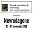 Mandag 23. november. 10.30-10.35 Åpning ved NNF leder Ole-Bjørn Tysnes. Møteleder: Ole-Bjørn Tysnes