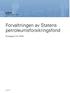 Forvaltningen av Statens petroleumsforsikringsfond. Årsrapport for 2010