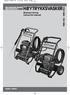 HØYTRYKKSVASKER STRÅLKASTARE WORK LIGHT HWG-15A HWG-20A. Bruksanvisning Instruction manual HIGH-PRESSURE WASHER HÖGTRYCKSTVÄTT FLP150-S