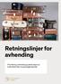 Retningslinjer for avhending