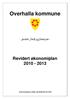 Overhalla kommune Revidert økonomiplan 2010-2013 Kommunestyrets vedtak, sak 96/09 den 22/12-09