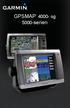 GPSMAP. 5000-serien. 4000- og