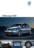 Das Auto. Volkswagen Golf. Brosjyre med tekniske data og utstyr