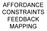 AFFORDANCE CONSTRAINTS FEEDBACK MAPPING