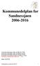 Kommunedelplan for Sandnessjøen 2006-2016