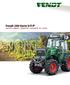 Fendt 200 Vario V/F/P 207 V/F 208 V/F 209 V/F/P 210 V/F/P 211 V/F/P