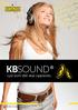 KBSOUND. Lyd som det skal oppleves