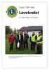 Løvebrølet. Lions Club Odal. Nr 2, oktober lionsåret 2015-16. Årg. 34.