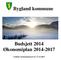 Bygland kommune. Budsjett 2014 Økonomiplan 2014-2017