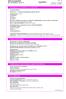 1 Identifikasjon av kjemikaliet og ansvarlig firma. 2 Viktigste faremomenter. 3 Stoffblandingers sammensetning og stoffenes klassifisering