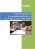 Rapport på NAFOs kompetanseutvikling for barnehageansatte 2008-2009