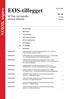 EØS-tillegget. NORSK utgave. til Den europeiske unions tidende. Nr. 62 ISSN 1022-9310. 21. årgang 30.10.2014 EØS-ORGANER. 1. EØS-komiteen EFTA-ORGANER