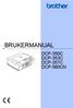 BRUKERMANUAL DCP-350C DCP-353C DCP-357C DCP-560CN