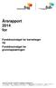 Årsrapport 2014 for. Foreldreutvalget for barnehager og Foreldreutvalget for grunnopplæringen