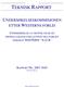 TEKNISK RAPPORT UNDERSØKELSESKOMMISJONEN ETTER WESTERNS FORLIS UNDERSØKELSE AV MOTOR, GEAR OG RAPPORT NR. 2007-3045 REVISJON NR.