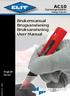 AC10. Brukermanual Brugsanvisning Bruksanvisning User Manual. Spenningsdetektor Voltage Detector. English Norsk