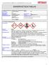 SIKKERHETSDATABLAD. Fare! I henhold til EU/EØS 1272/2008 (CLP) og 1907/2006 (REACH) og norske regler.