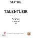 STATOIL TALENTLEIR. Porsgrunn