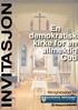 INVITASJON. En demokratisk kirke for en allmektig Gud. Menighetsblad for