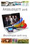 Årsbudsjett 2016 og økonomiplan 2016-19