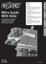 Mitre Guide With Slide