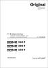 NOVACAT 266 F NOVACAT 306 F NOVACAT 356 F. Skiveslåmaskiner Ihre / Your / Votre Masch.Nr. Fgst.Ident.Nr. 99 375.NO.80I.0. (type PSM 375 : +..