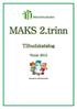 MAKS 2.trinn. Tilbudskatalog. Vinter 2015. Marienlyst Aktivitetsskole