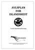 AVLSPLAN FOR ISLANDSHEST. Norsk Islandshestforening