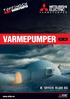 VARMEPUMPER 2015 / 2016. www.miba.no