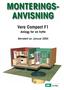 MONTERINGS- ANVISNING