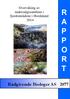Overvåking av makroalgesamfunn i fjordområdene i Hordaland 2014 R A P P O R T. Rådgivende Biologer AS 2077